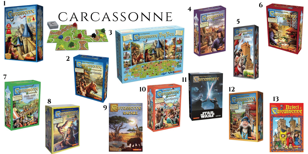 carcassonne gra strategiczna z dodatkami najlepsze gry planszowe 