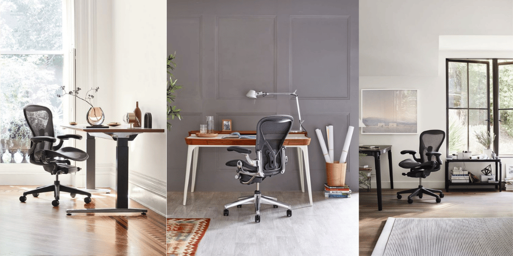 najsłynniejsze meble biurowe aeron chair ergonomiczny fotel do biurka 