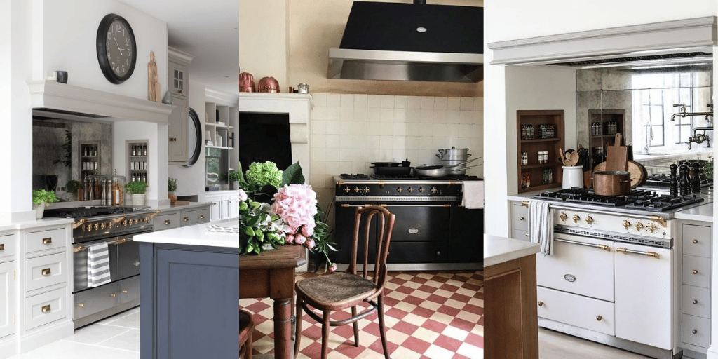 stylowy piec do kuchni który jest w stylu retro vintage lacanche 