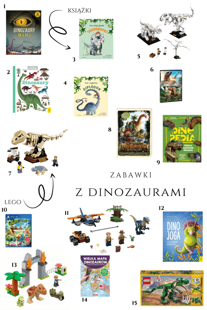 książki lego z dinozaurami gdzie kupić 