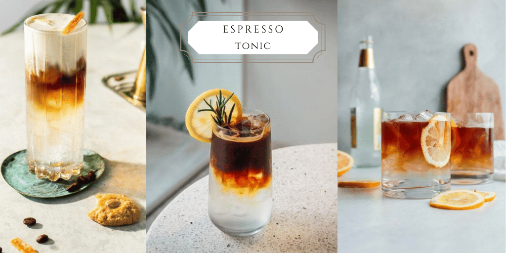 Espresso Tonic jak zrobić przepis kawa mrożona z tonikiem i cytryną sprite